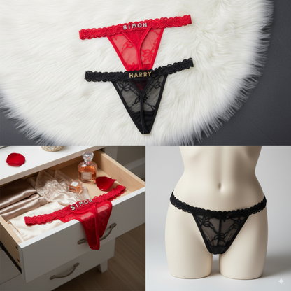 Seductive Name Thong